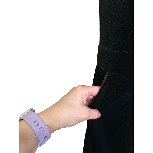 Mare Mare black velvet strapless romper size M - Picture 11 of 15